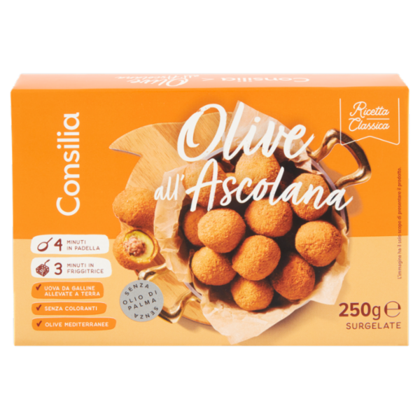 Consilia Olive Ripiene All'Ascolana Surgelate 250 g