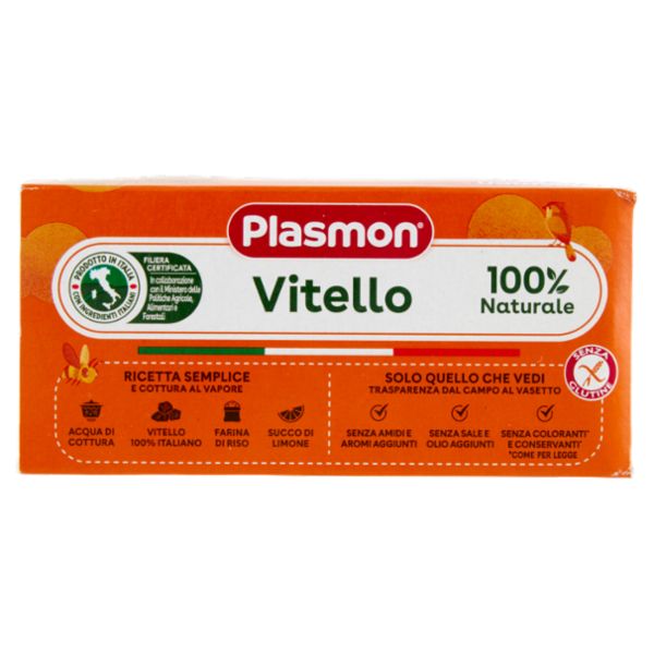 Plasmon Omogeneizzato Vitello con cereale 2 x 80 g