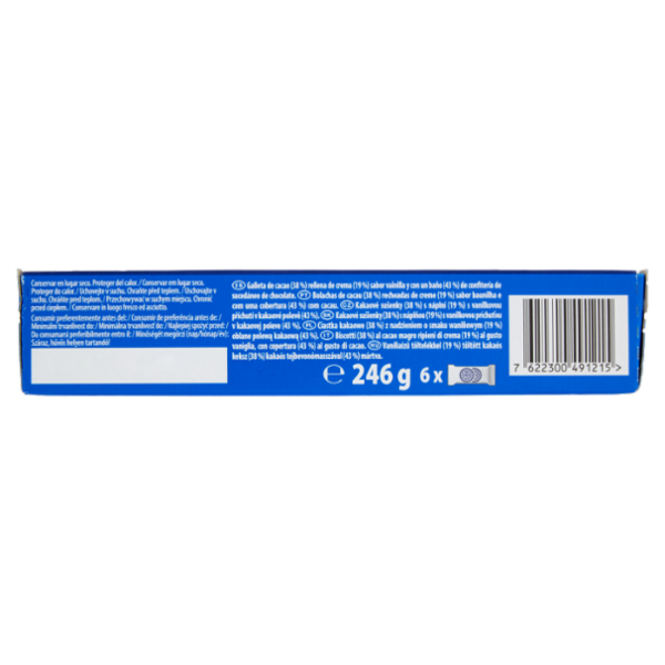 Oreo Bañadas, biscotti con copertura al cioccolato al latte - 246g