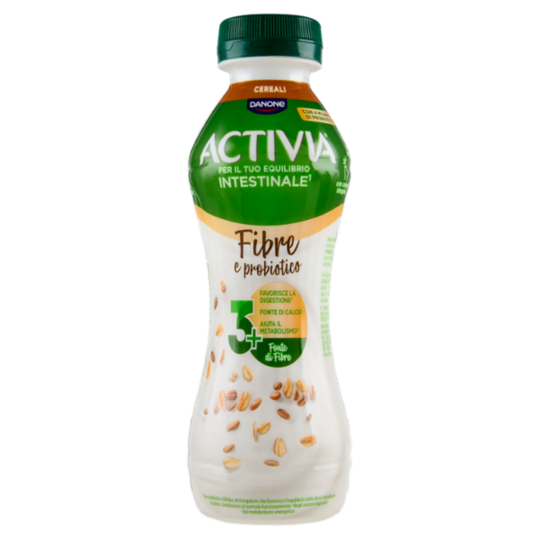 ACTIVIA da Bere, Fibre e probiotico, Cereali, Fonte di Calcio, aiuta metabolismo e digestione,270g