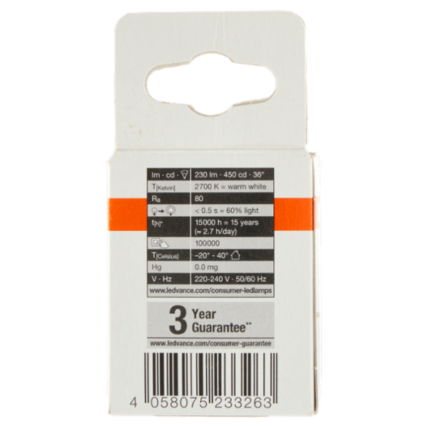 Osram Led Star PAR16 35 36° Warm White 2.6 W GU10