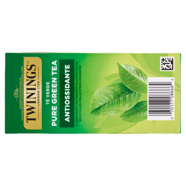 Twinings Pure Green Tea Tè Verde Antiossidante 25 filtri The 50 g