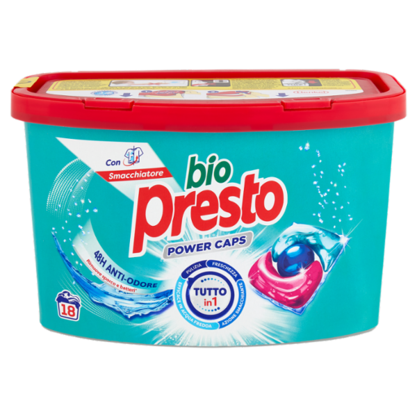 BIO PRESTO Power Caps Igiene 18pz (216g)
