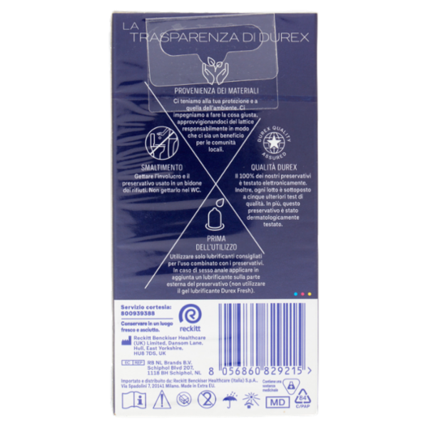 Durex Preservativi Sync Ritardanti per lui e stimolanti per lei, 10 Profilattici