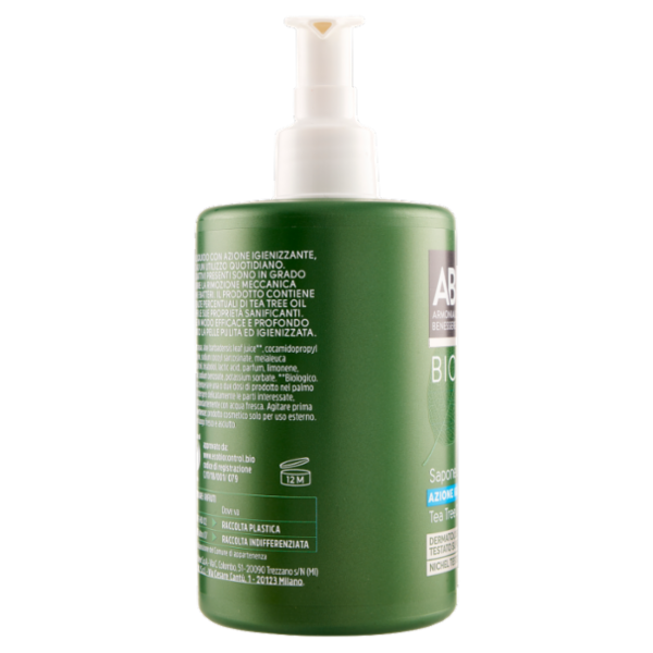 Armonia & Benessere Sapone Liquido Azione Igienizzante Bio con Tea Tree Oil 300 ml