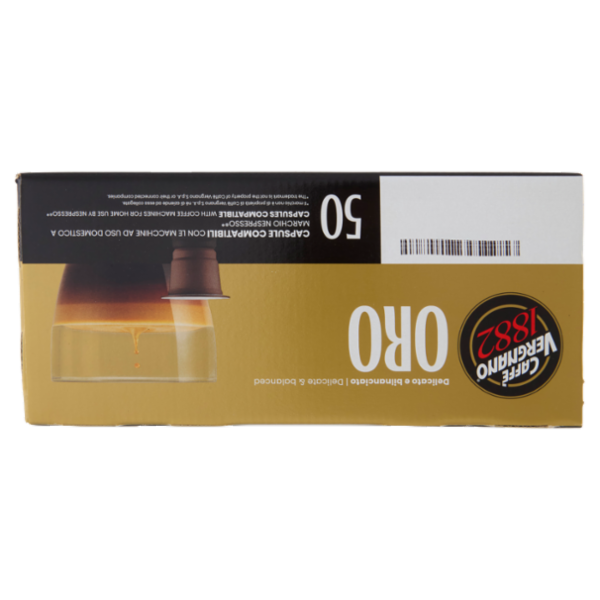 Caffè Vergnano 1882 Oro Capsule Compatibili Nespresso* 50 x 5 g