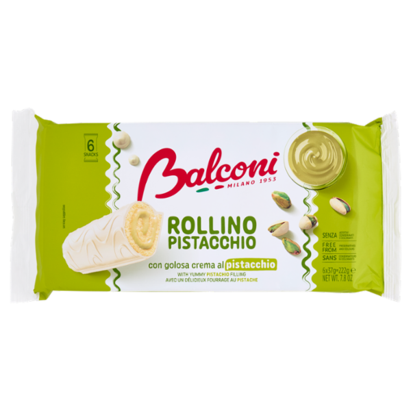 Balconi Rollino Pistacchio 6 x 37 g