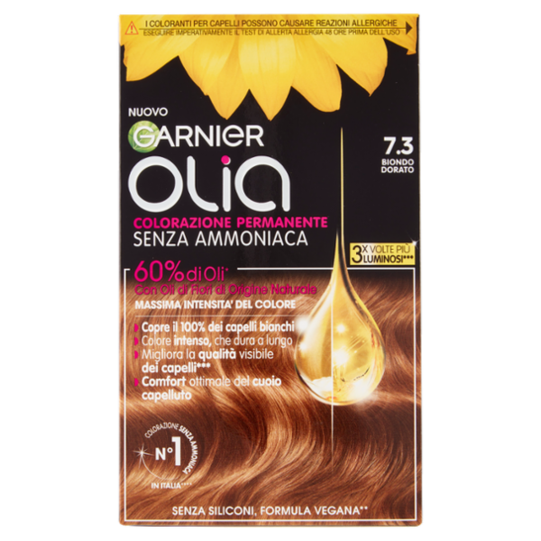 Garnier Olia Tinta Capelli, Senza Ammoniaca, Golden dark 73