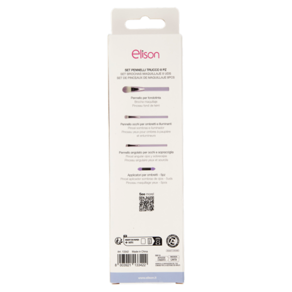 elison Set Pennelli Trucco 8 pz