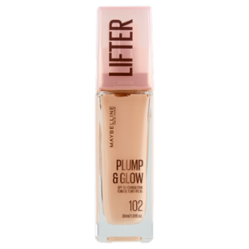 Maybelline New York Lifter Plump & Glow Fondotinta 102 30 Ml