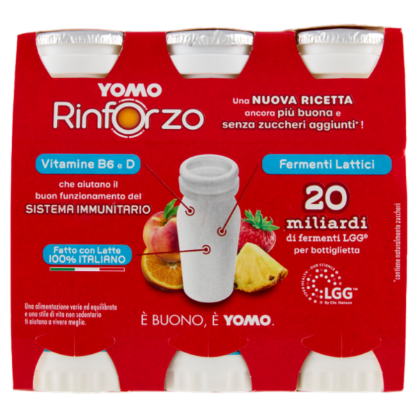 Yomo Rinforzo MultifruttiSenza Zuccheri Aggiunti* 6 x 90 g