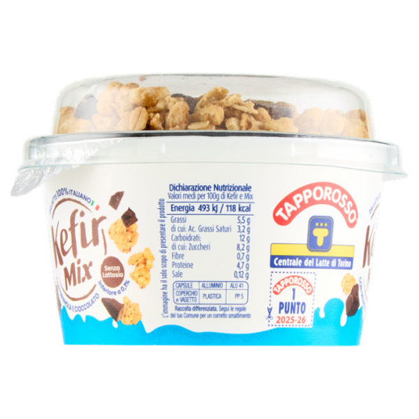 Tapporosso Kefir Mix con Granola e Cioccolato 150 g