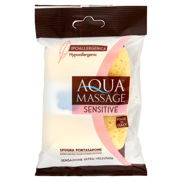 Aquamassage Sensitive Spugna Portasapone
