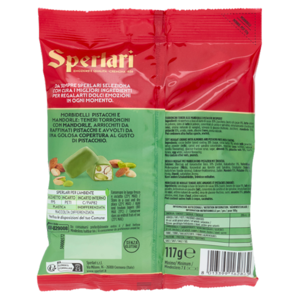 Sperlari Morbidelli Pistacchi e Mandorle 117 g