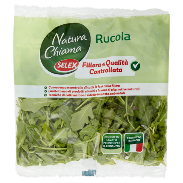 Selex Natura Chiama Rucola Lavata e Pronta per il Consumo 80 g