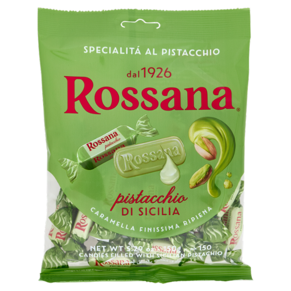 Rossana pistacchio di Sicilia Caramella Finissima Ripiena 150 g