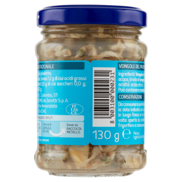 Selex Vongole al Naturale 130 g