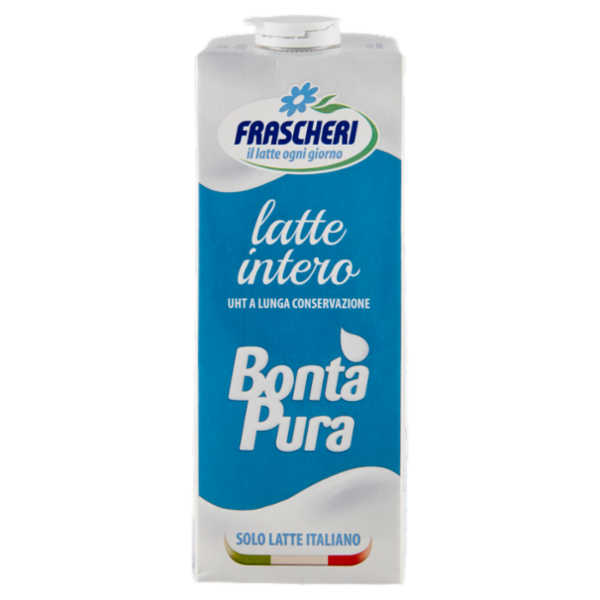 Frascheri latte intero UHT a Lunga Conservazione Bontà Pura 1000 ml