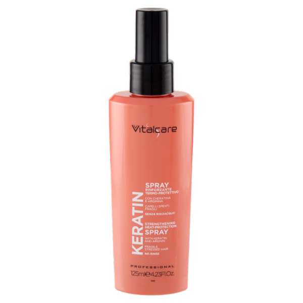 Vitalcare Professional Keratin Spray Rinforzante Termo-Protettivo 125 ml