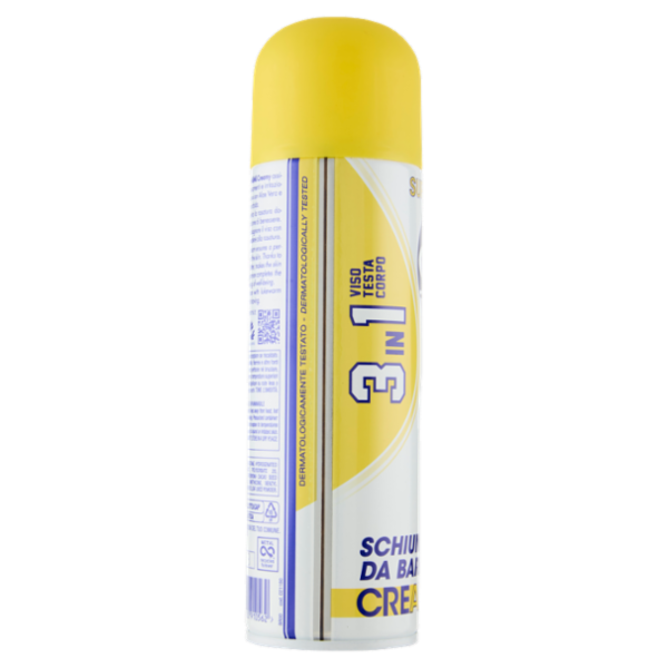 milmil Schiuma da Barba Creamy Multitask 3 in 1 Viso Testa Corpo 300 ml