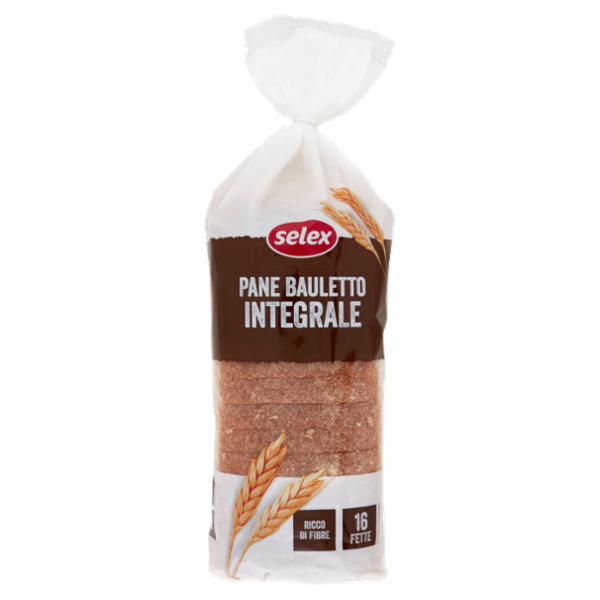 Selex Pane Morbido Integrale a Fette 400 g