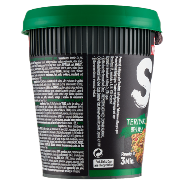 Nissin Cup Noodles Soba Wok Style Teriyaki 90 g