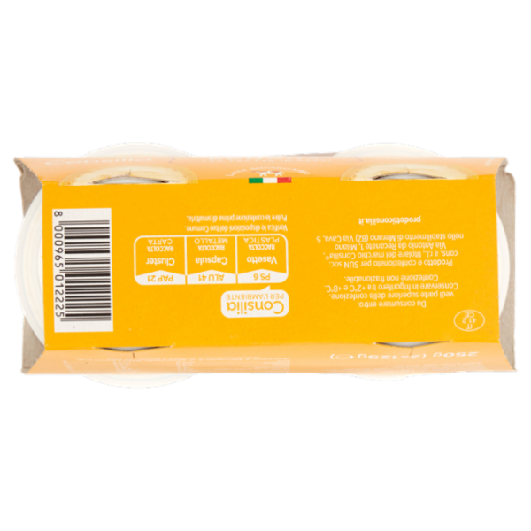 Consilia Yogurt Intero Banana con Frutta in Pezzi 2x125 g