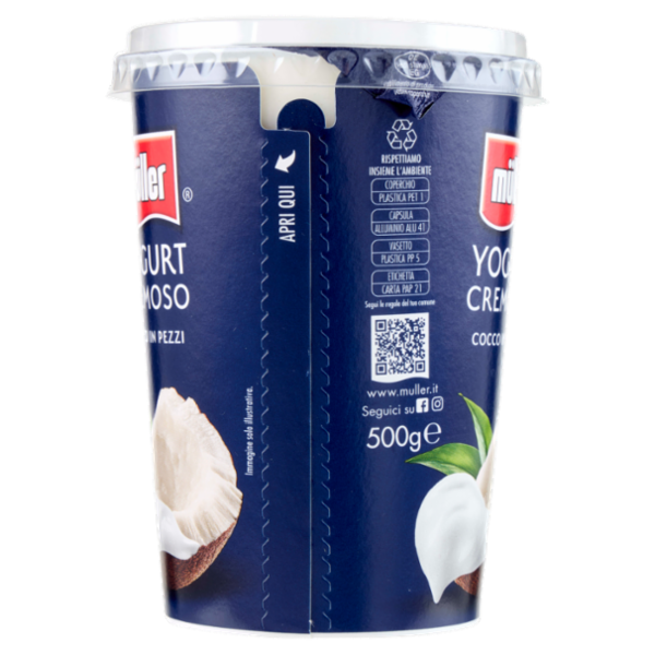 müller Yogurt Cremoso Cocco in pezzi 500 g