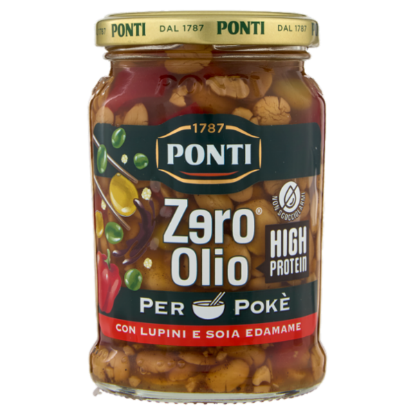 Ponti Zero Olio per Pokè con Lupini e Soia Edamame 290 g