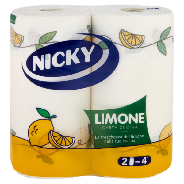 Nicky Limone Carta Cucina 2 pz