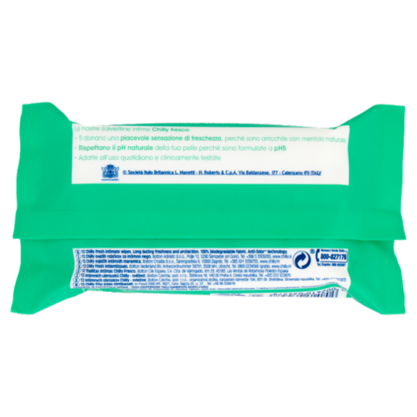 Chilly fresco Salviettine Intime 12 pz