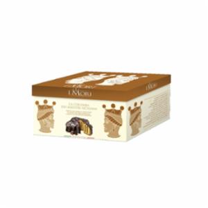 Colomba Al Nero Modicano. Colomba Artigianale Farcita Con Crema Al Cioccolato Di Modica Ricoperta Con Glassa Al Cioccolato Scaglie Di Cioccolato Fondente 800 Gr