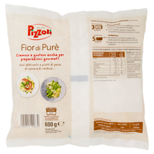 Pizzoli Fior di Purè 600 g