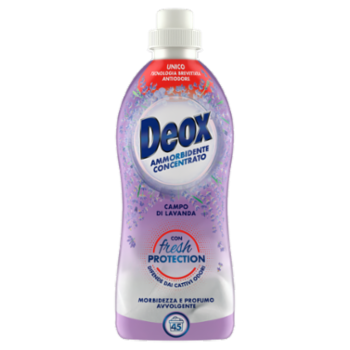 Deox Ammorbidente Concentrato Campo Di Lavanda, 45 Lavaggi, 900 Ml