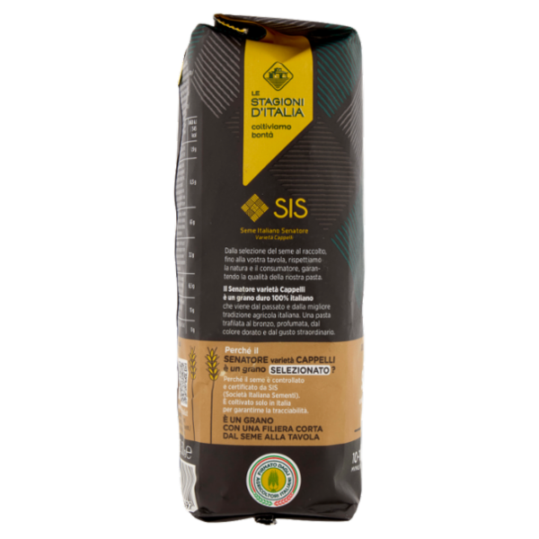 Le Stagioni d'Italia Senatore varietà Cappelli Integrale Tortiglioni 500 g