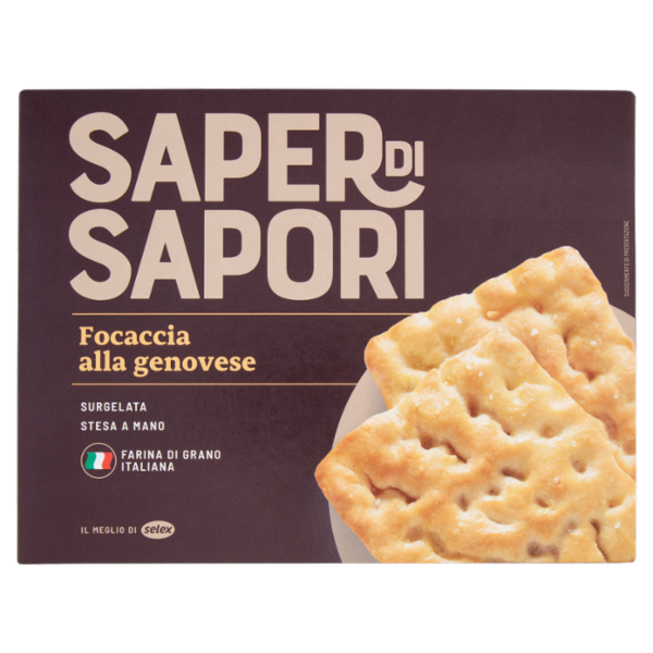 Selex Saper di Sapori Focaccia alla Genovese Surgelata 2x130 g