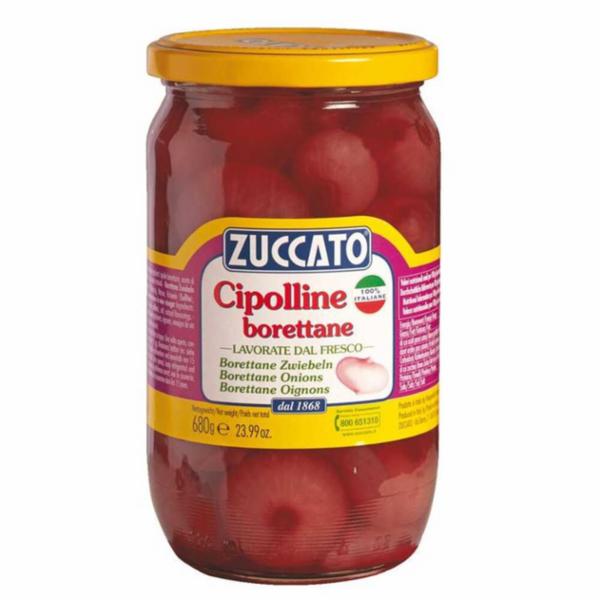 Zuccato Cipolline Borettane All'Aceto Rosso 680g