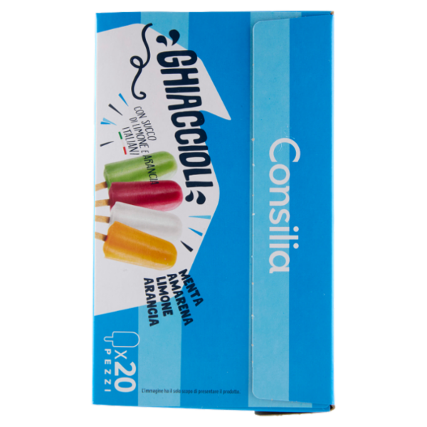 Consilia 20 Ghiaccioli Assortiti 1,5 kg