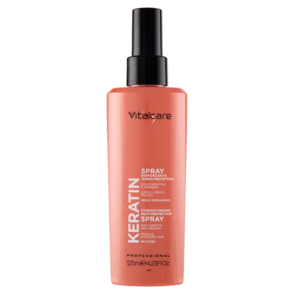 Vitalcare Professional Keratin Spray Rinforzante Termo-Protettivo 125 ml