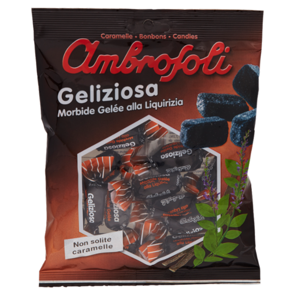Ambrosoli Geliziosa Caramelle Morbide Gelée alla Liquirizia 130 g