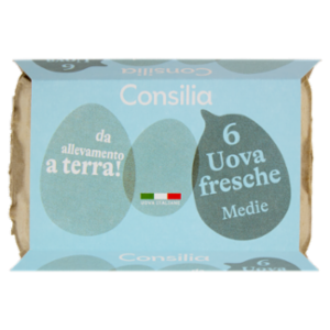 Consilia 6 Uova Fresche Medie Da Allevamento a Terra