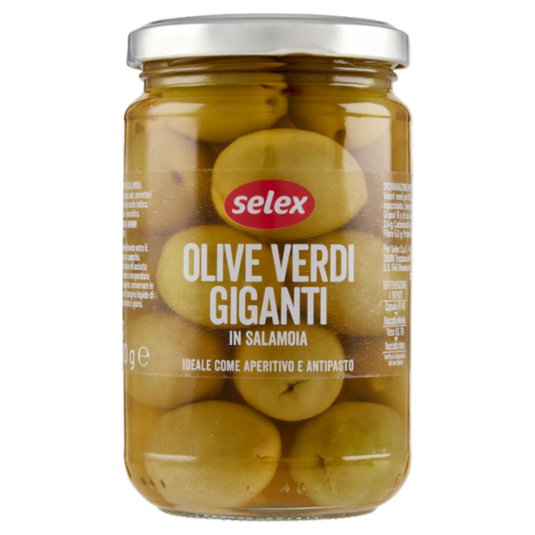 Selex Olive Verdi Giganti in Salamoia 300 g