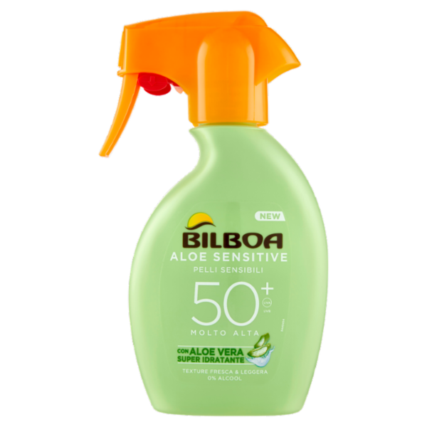 Bilboa Aloe Sensitive Pelli Sensibili 50⁺ Molto Alta 250 ml