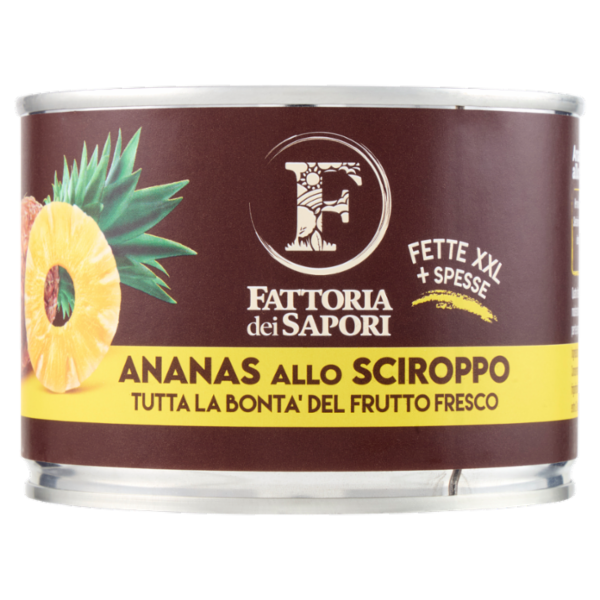 Fattoria dei Sapori Ananas allo Sciroppo 410 g