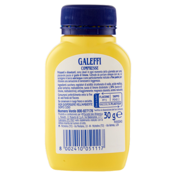 Galeffi Compresse Digestive e Dissetanti 30 g