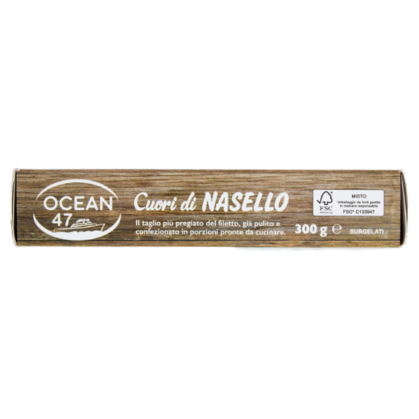 Ocean 47 Cuori di Nasello Surgelati 300 g