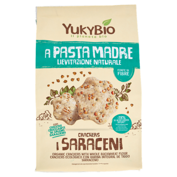 YukyBio A Pasta Madre Crackers i Saraceni 250 g
