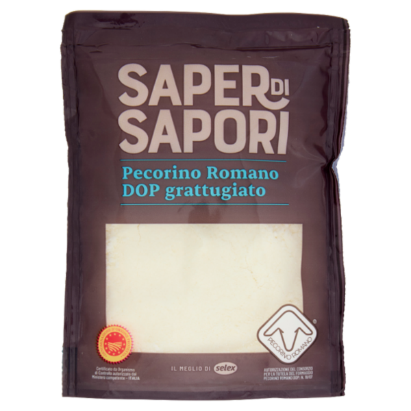 Selex Saper di Sapori Pecorino Romano D.O.P. Grattugiato 80 g