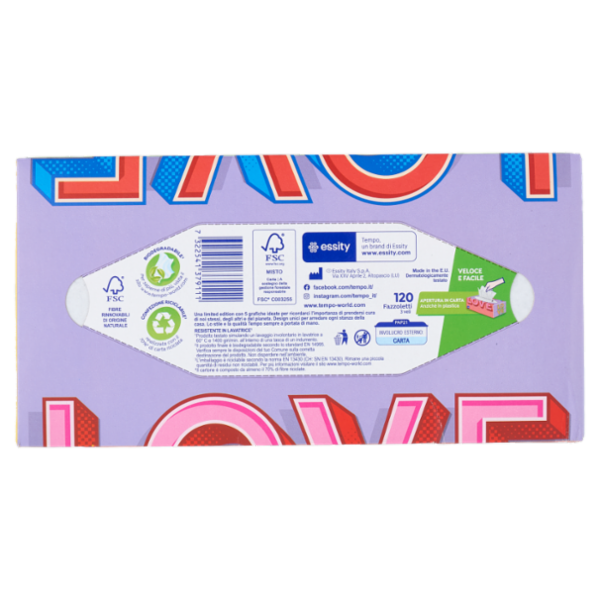 Tempo Light Family Box Fazzoletti 3 veli 120 pz