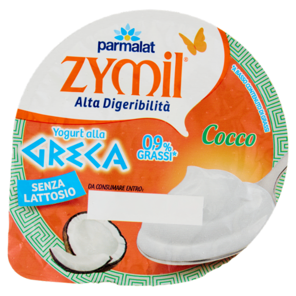 ZYMIL Alta Digeribilità Senza Lattosio Yogurt alla Greca Cocco 150g